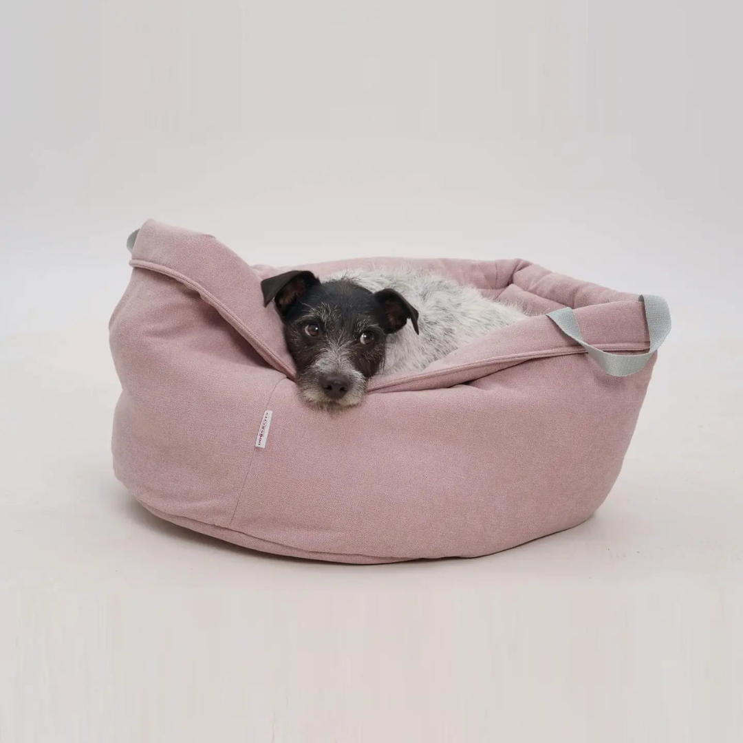 Shopper Little Basket Abbey Roze M β Hondenmand met Naam - Afbeelding 3