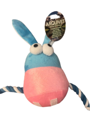 Knuffel hondenspeelgoed met touw 36 cm