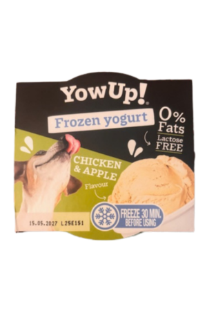 YowUp! Frozen Yoghurt voor honden en katten – Kip & Appel, lactosevrij