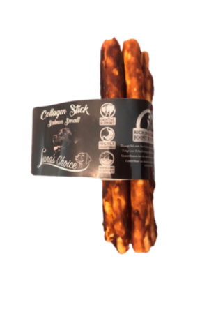 Luna's Choice Collagen Chews kauwstick met zalm voor kleine honden – S