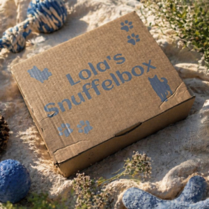 Lola’s Snuffelbox verrassingsbox voor honden met likmatten en anti schrok kom